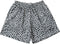 RF-Wear Men's Mesh Animal Print Shorts - Cheetah in White