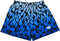 RF-Wear Men's Mesh Flame Shorts in Black/Blue 