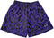 RF-Wear Men's Mesh Flame Shorts in Purple/Black 