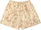 RF-Wear Men's Mesh Floral Porcelain Shorts in Cream/Tan 