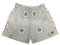 RF-Wear Men's Bandana Patchwork Shorts - Cream/Grey 