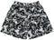 RF Wear Men's Skull Shorts - Black/White 