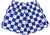 RF Wear Men's Mesh Checkered Shorts - Blue/White 