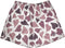 Mesh Heart Shorts - White/Purple