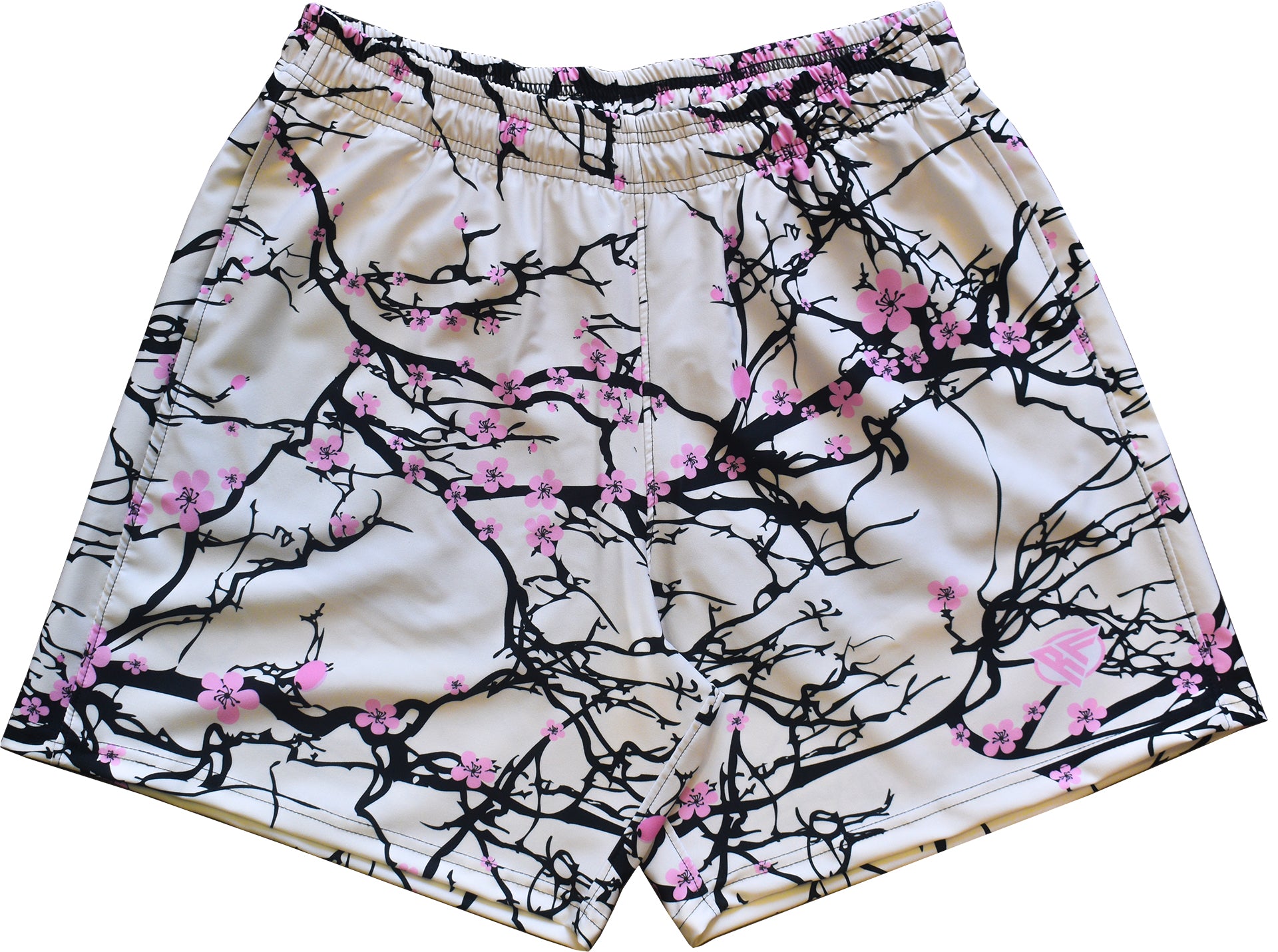 RF Swim Trunks - Cherry Blossom (Lined) Cream