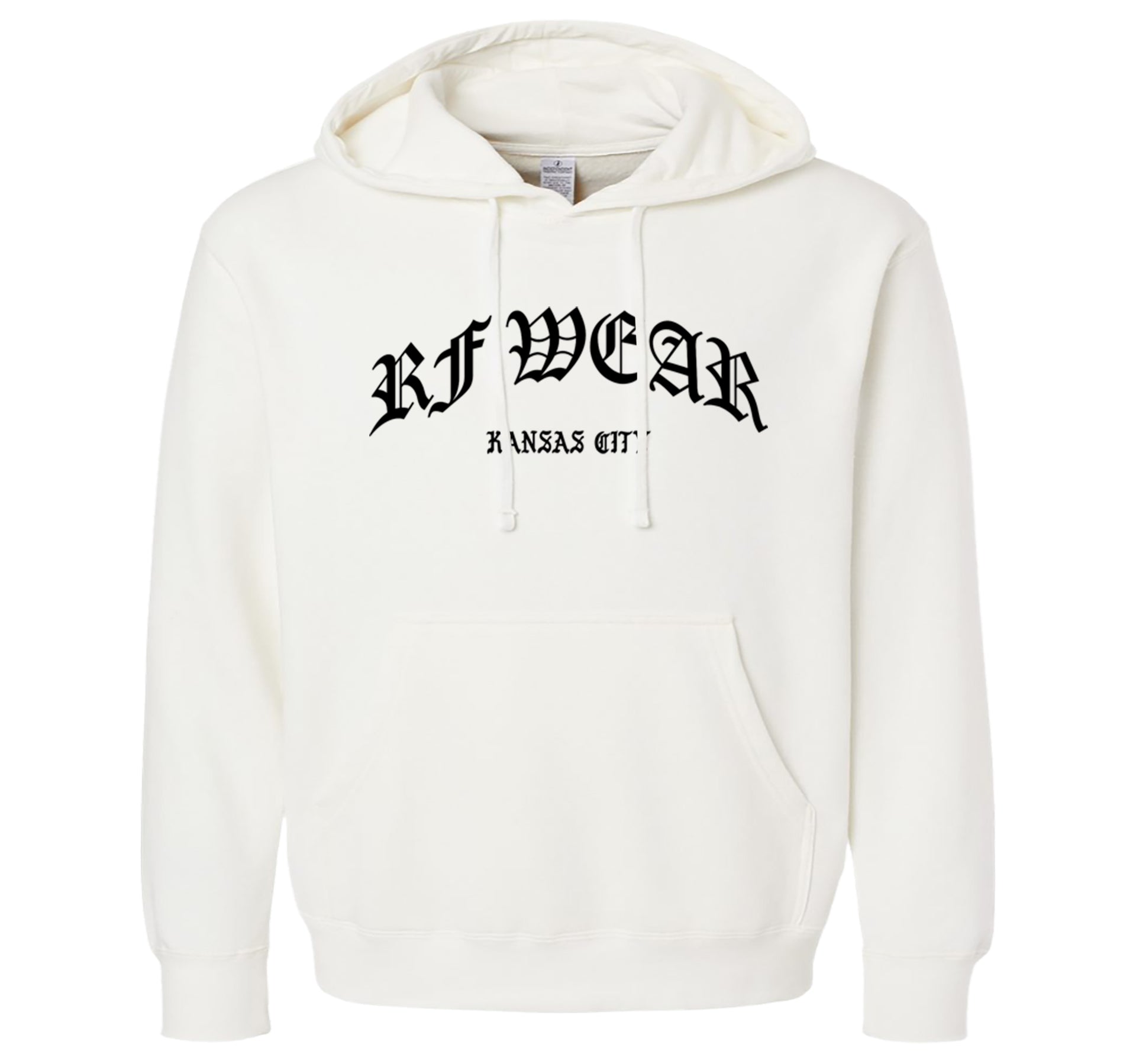 Unisex RF Wear Cross Hoodie - White