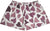 Heart Shorts - White/Purple