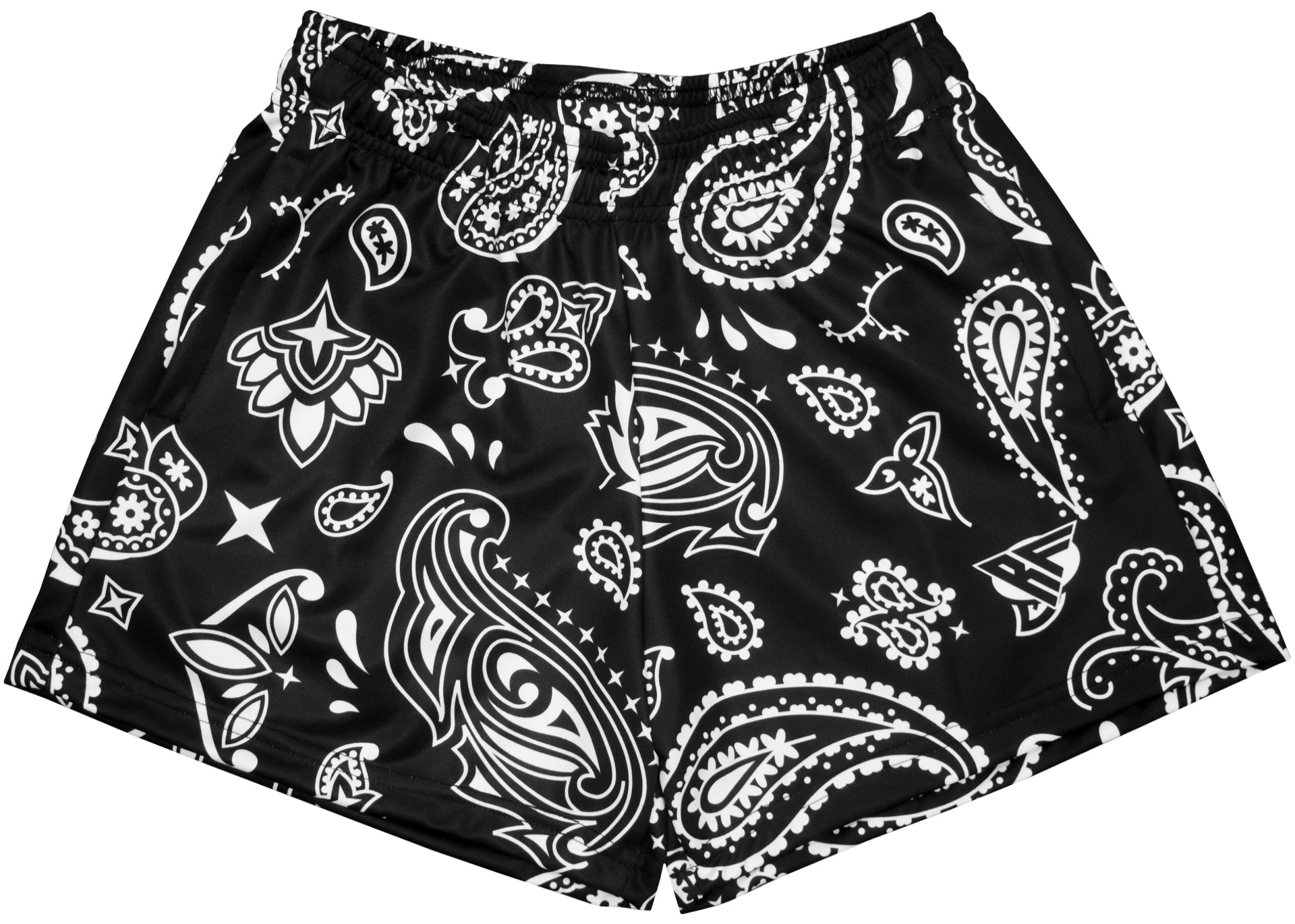 RF Women's Paisley Pocket Shorts - Black/White