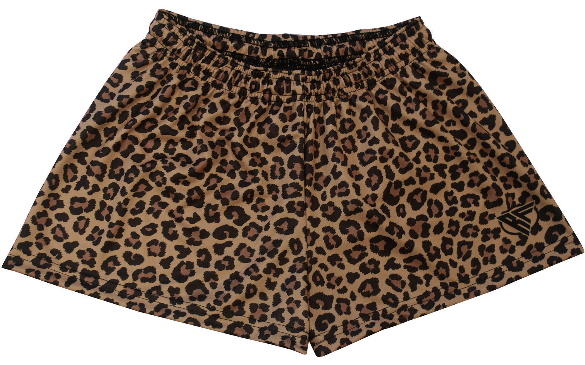 RF-Wear Women's Cheetah Shorts in Brown 