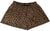 RF-Wear Women's Cheetah Shorts in Brown 