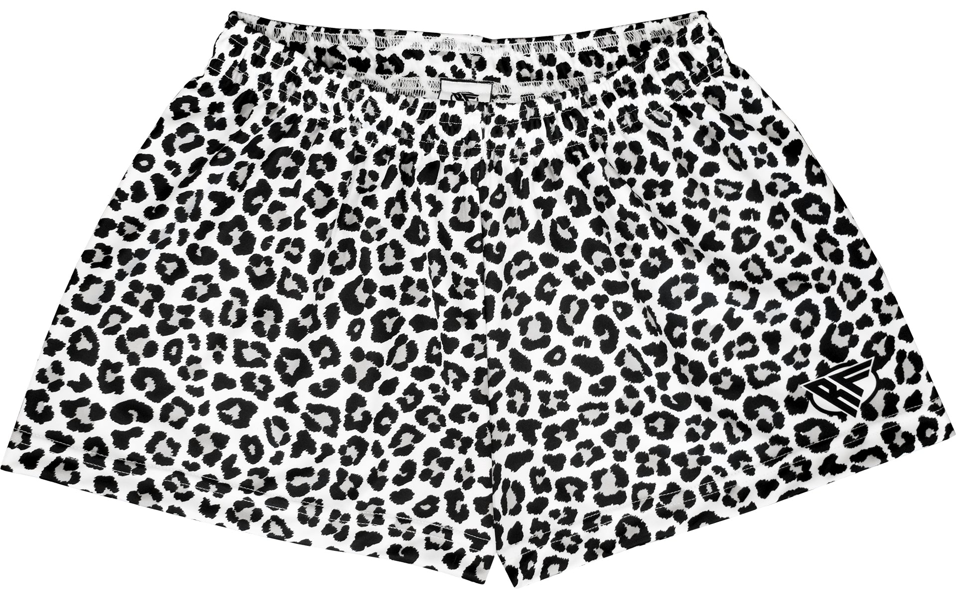 RF-Wear Women's Cheetah Shorts in White