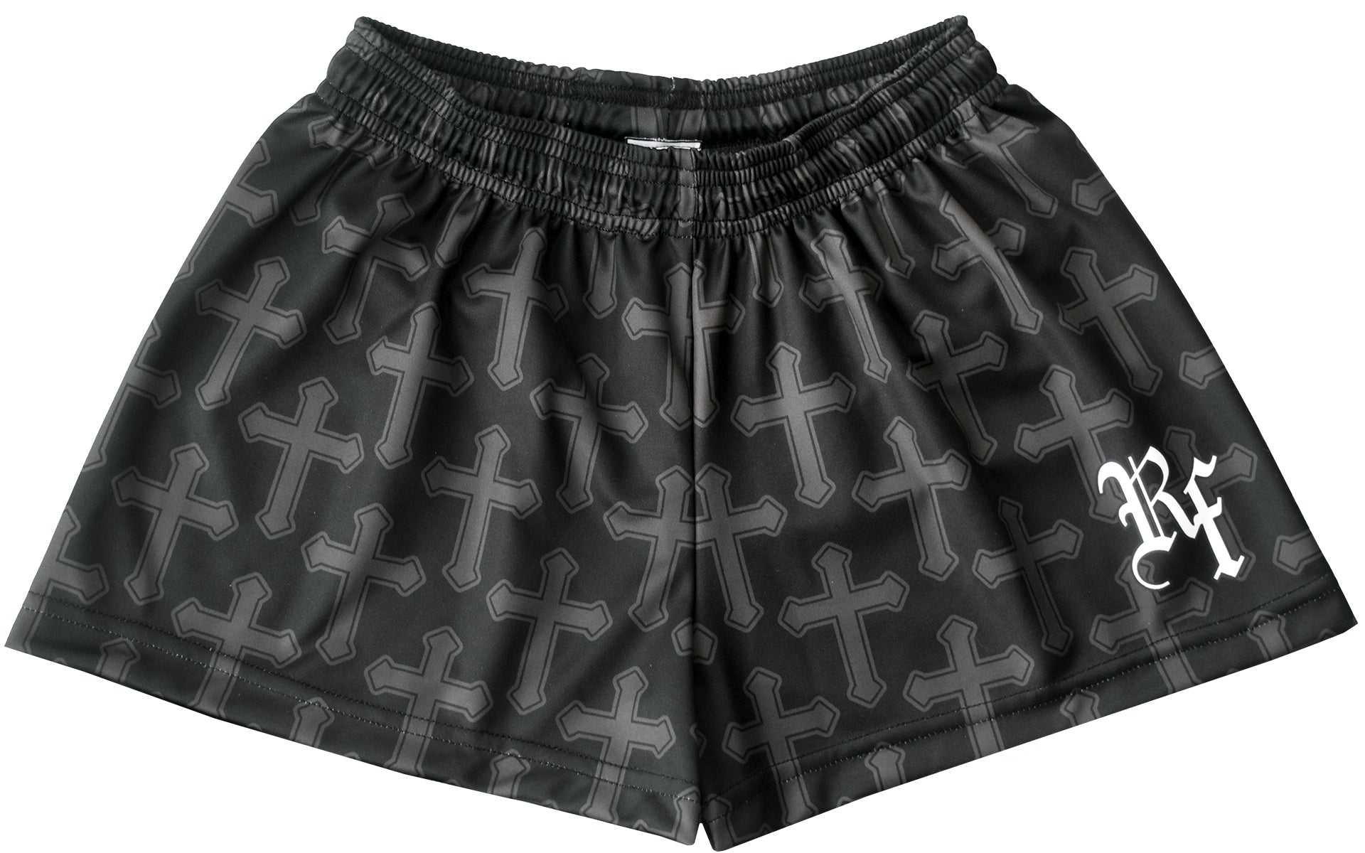RF-Wear Women's Cross 2.0 Shorts in Black/Charcoal 