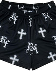 RF-Wear Women's Cross Shorts in Black 