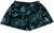 RF-Wear Women's Floral Shorts - Black/Teal