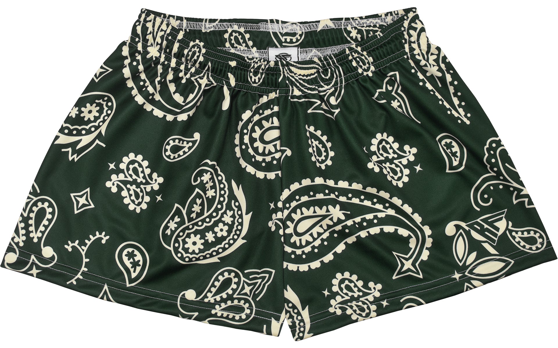 RF-Wear Women's Paisley Shorts - Pine/Cream
