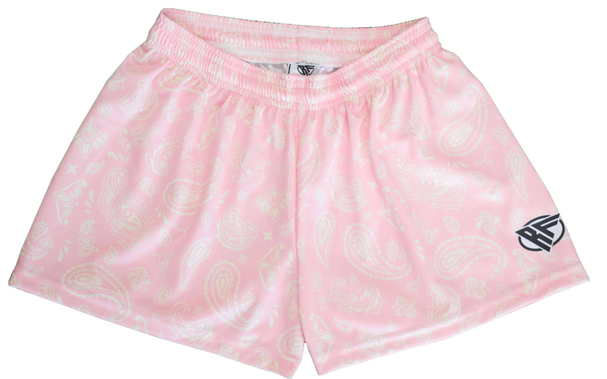 RF-Wear Women's Paisley Shorts - Pink/Cream 
