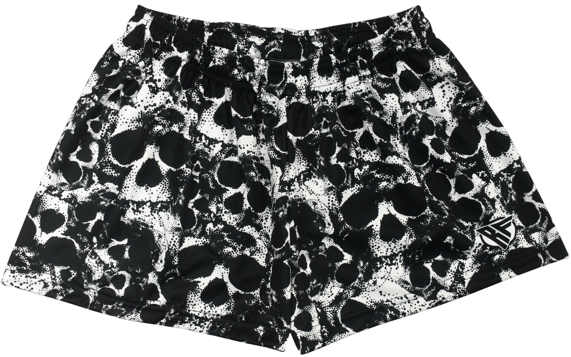 RF-Wear Women's Skull Shorts in Black