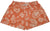 Women's Paisley Shorts - Apricot/Cream