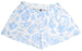 RF Women's Paisley Shorts - White/Sky Blue
