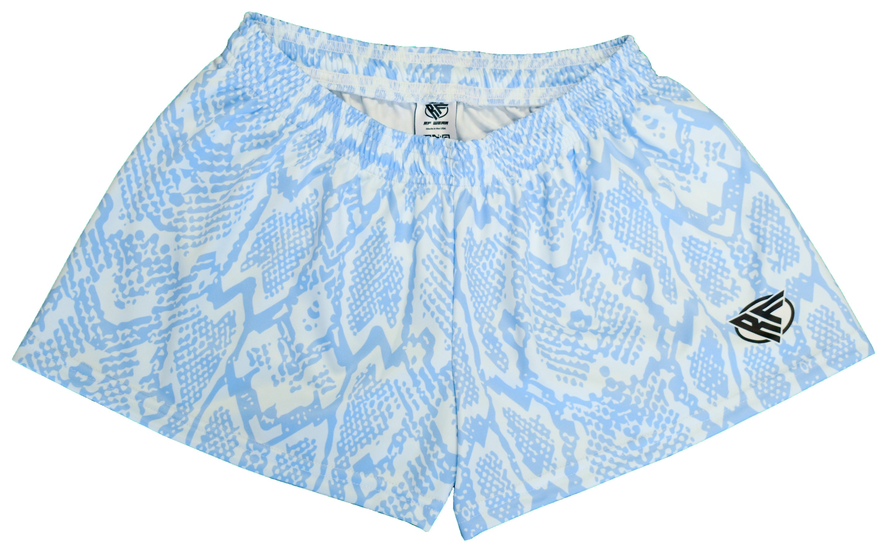 RF Women&#39;s Snakeskin Shorts - Sky Blue - RFwear