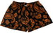 RF Women's Paisley Shorts - Black/Orange