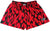 Women's Flame Shorts - Black/Red