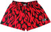 RF Women's Flame Shorts - Black/Red