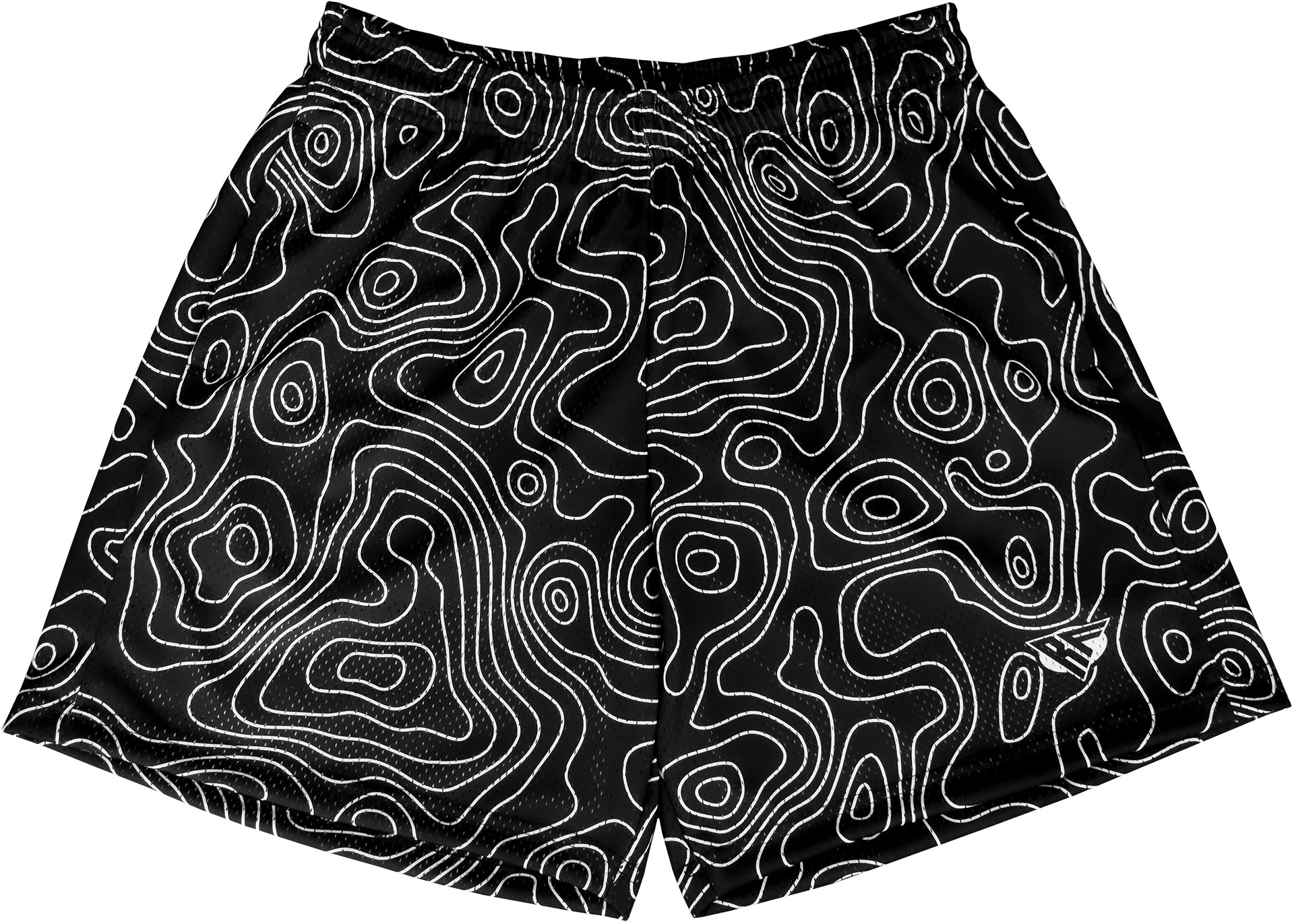 RF Mesh Topography Shorts - Black - RFwear