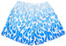 RF Mesh Flame Shorts - White/Blue