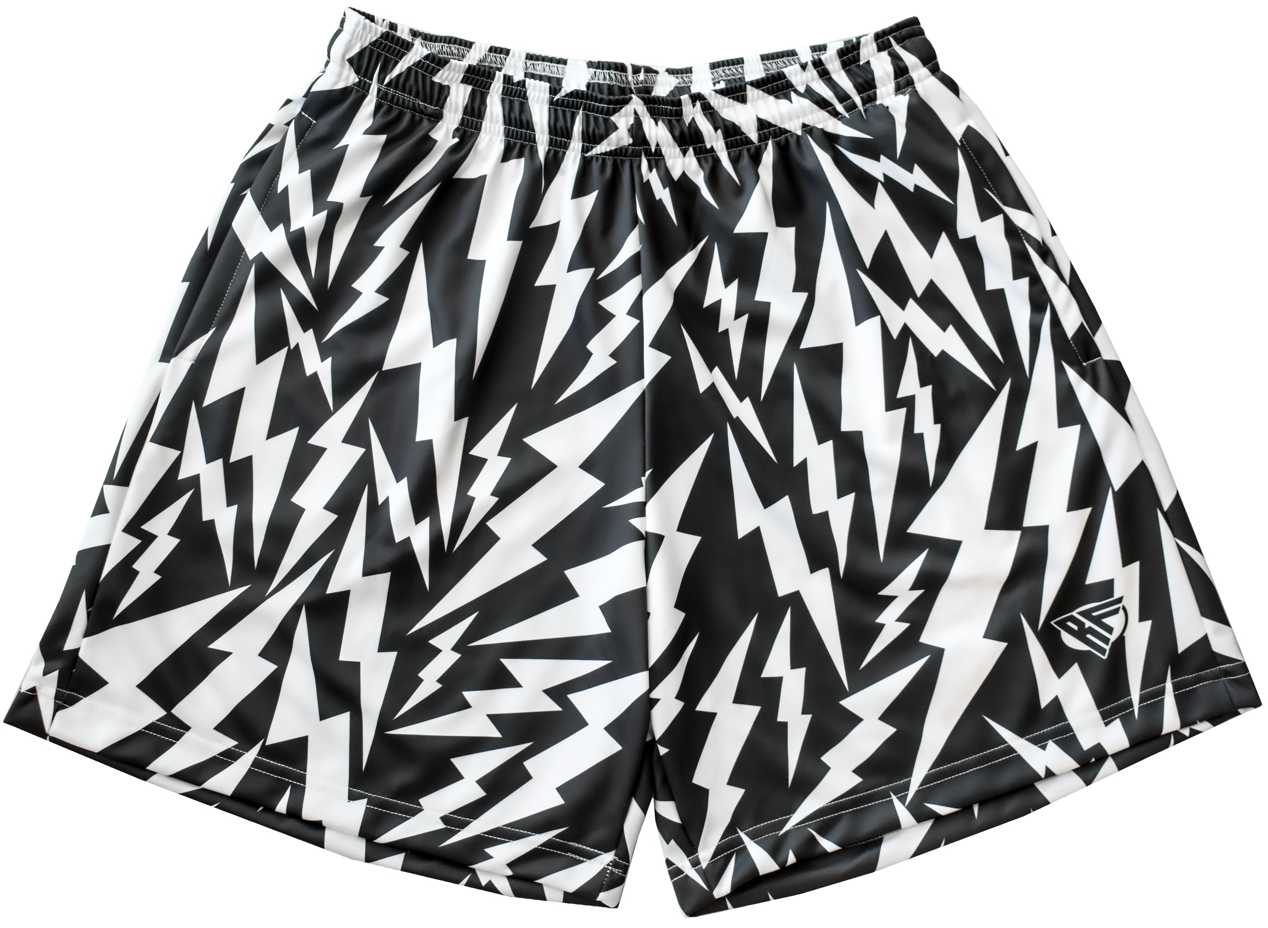 RF Lightning Shorts - Black/White - RFwear