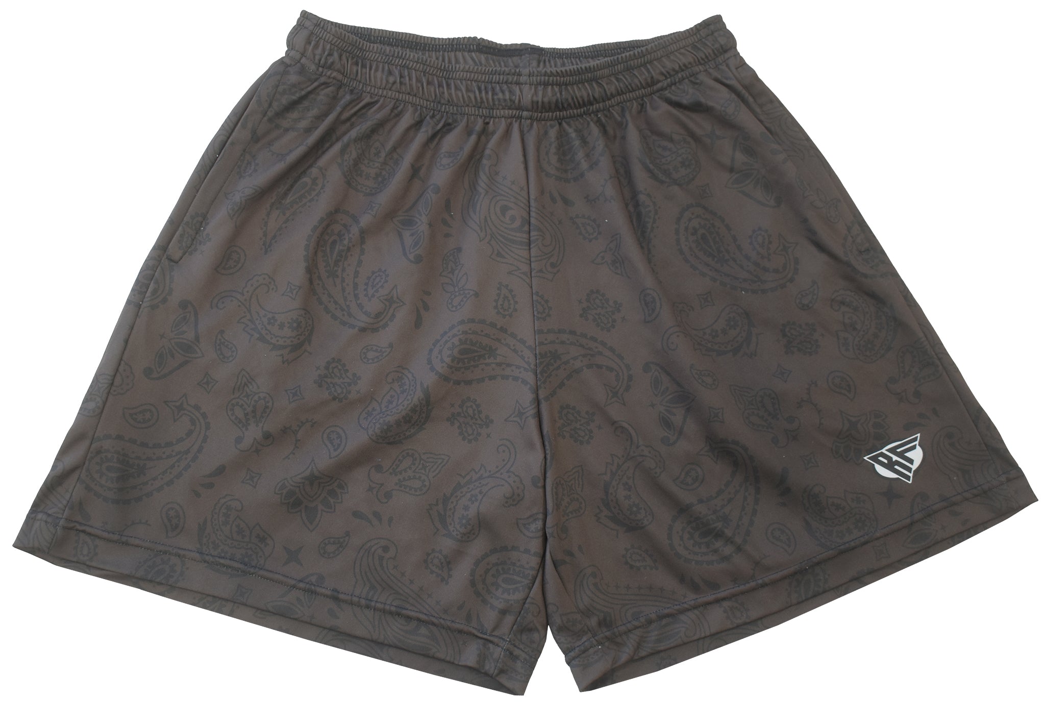 RF Paisley Shorts - Brown/Black - RFwear