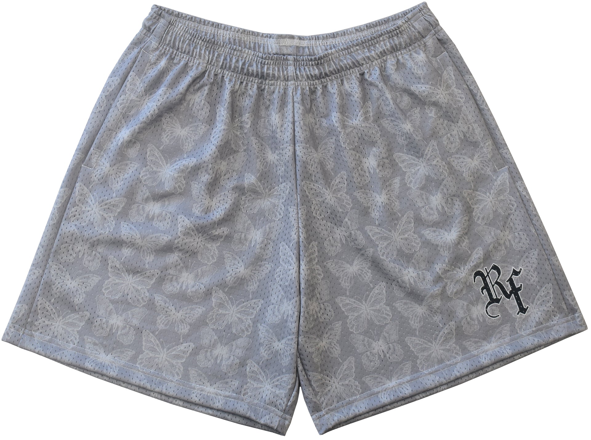 RF Mesh Butterfly Shorts - Grey - RFwear