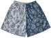 RF Mesh Split Paisley Shorts - Navy/Silver