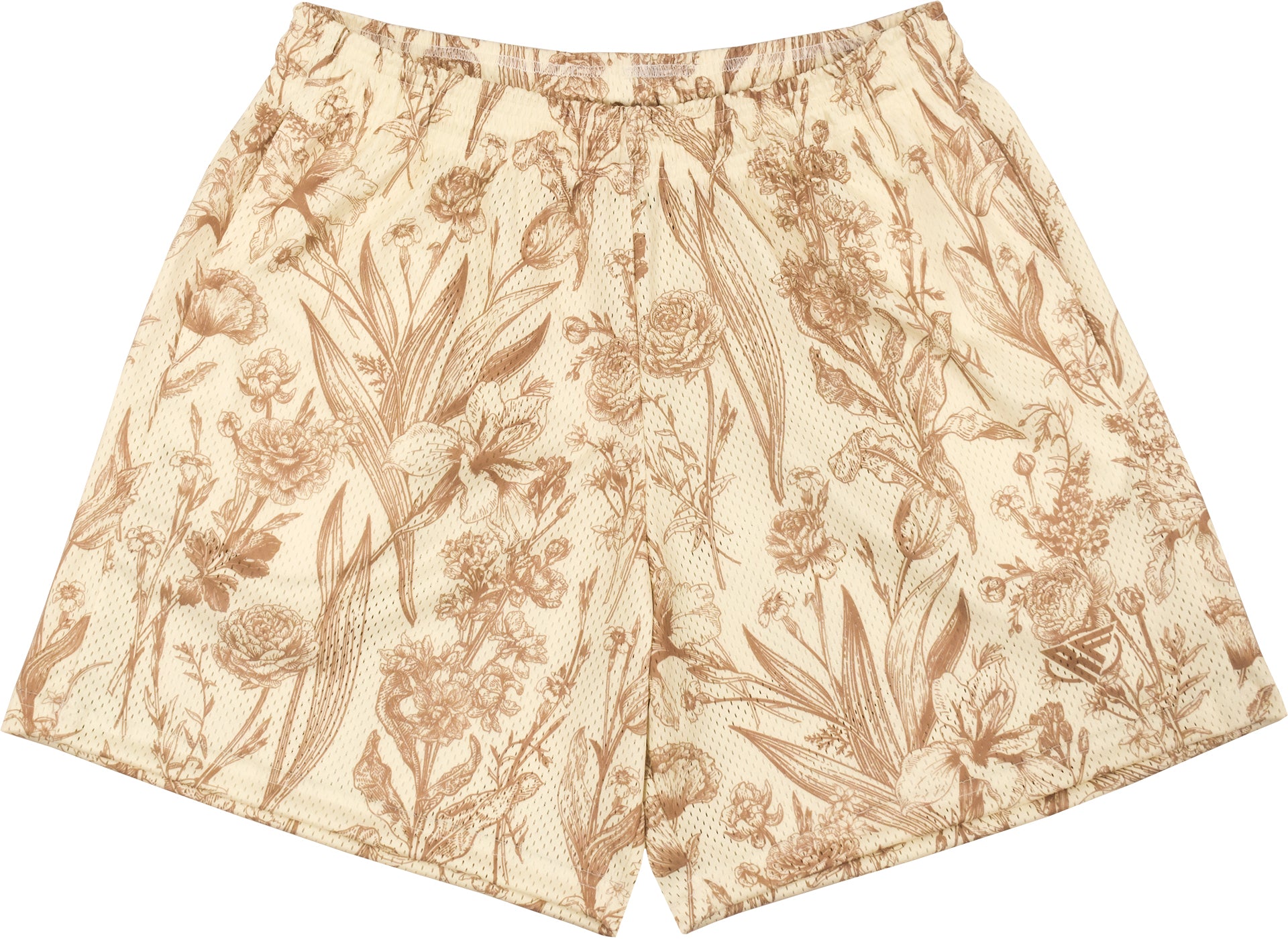 RF Mesh Porcelain Shorts - Cream/Tan - RFwear