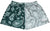 Women's Paisley Split Shorts - Green/Silver