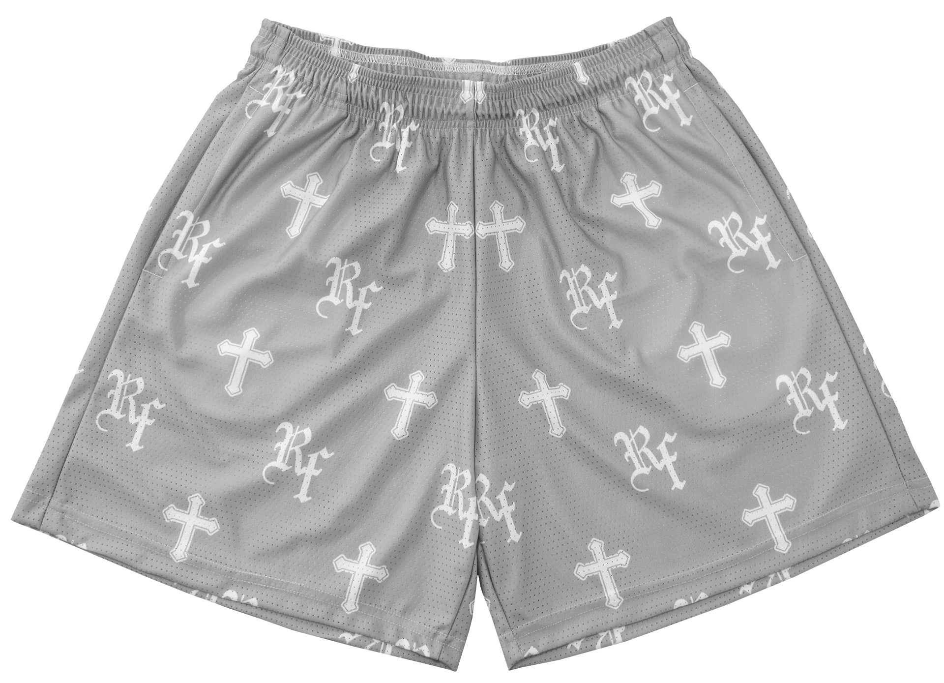 RF Mesh Cross Shorts - Grey - RFwear
