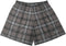 RF Mesh Plaid Shorts - Charcoal - RFwear