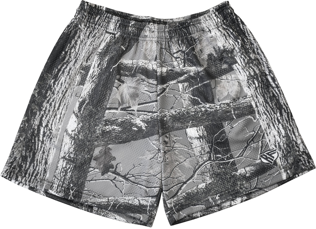 RF Mesh Tree Camo Shorts - Grey – RFwear