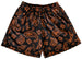 RF Mesh Paisley Shorts - Black/Orange