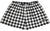 Women's Houndstooth Pocket Shorts - Black/White