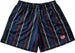RF Mesh Pinstripe Shorts - Black/White/Blue/Red