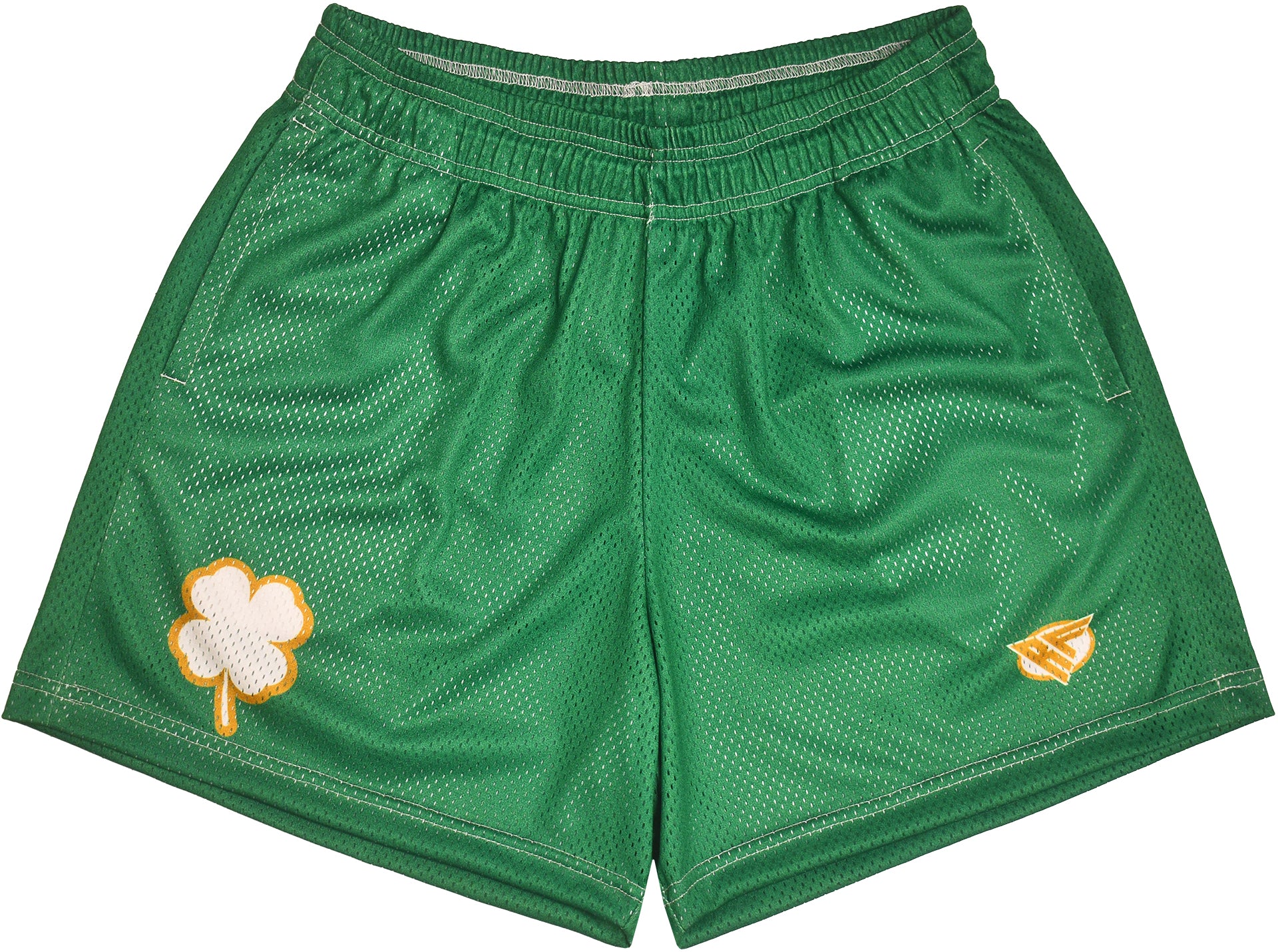 RF Mesh St. Patrick&#39;s Shamrock Shorts - Green
