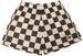 RF Mesh Checkered Shorts - Mocha/Cream