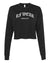 Cropped Old English Crewneck - Black