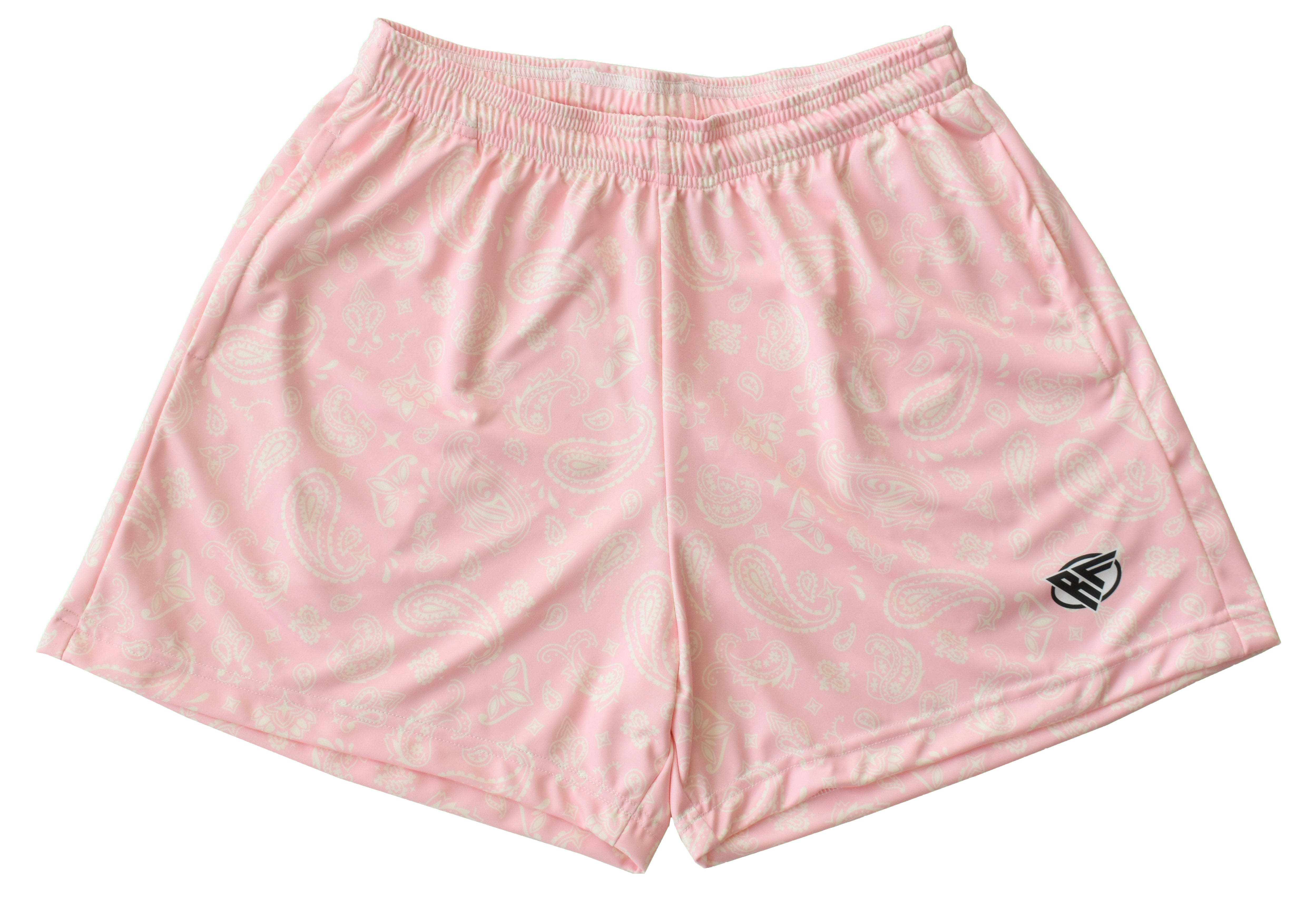 RF Paisley Shorts - Pink/Cream - RFwear