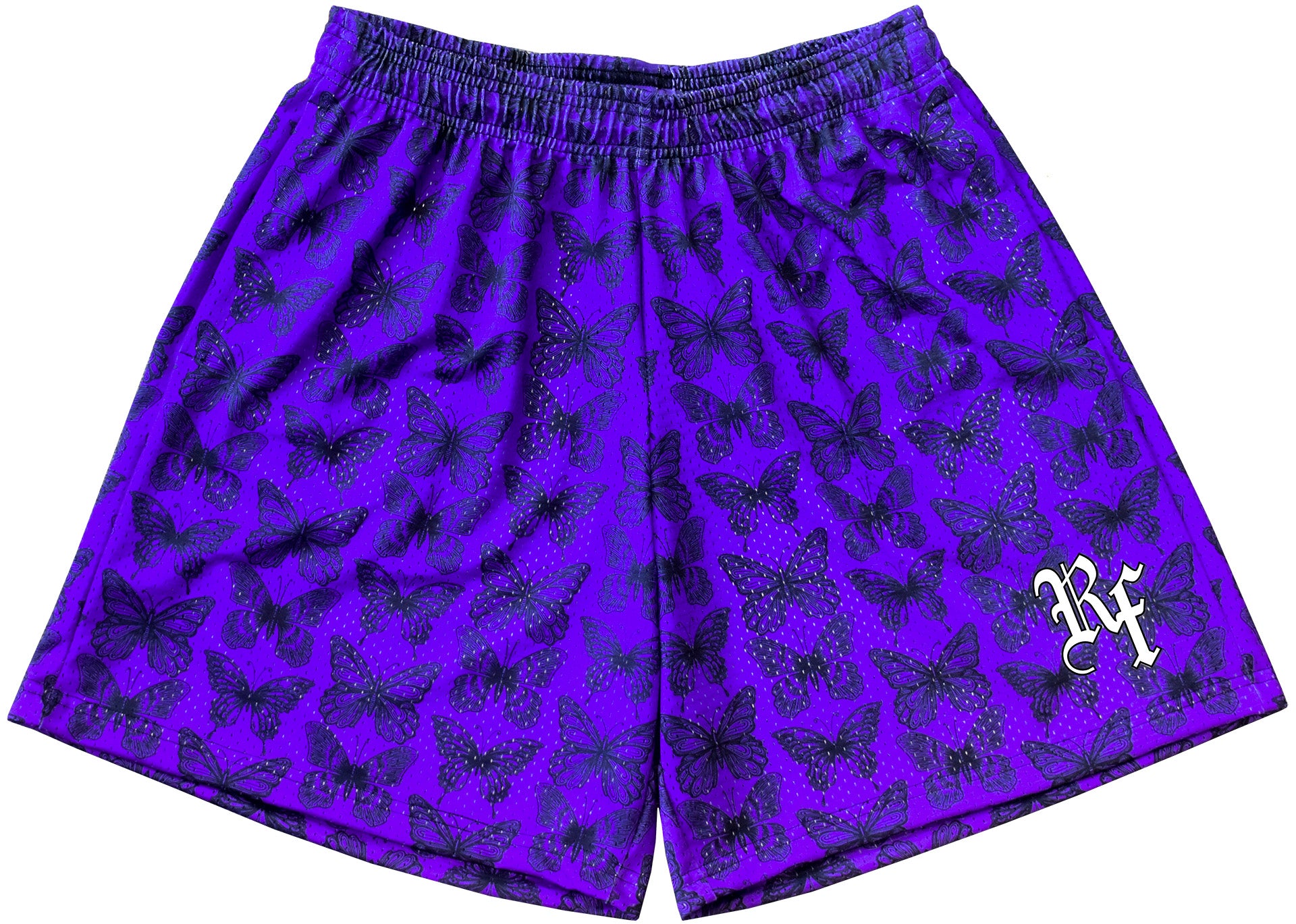 RF Mesh Butterfly Shorts - Purple - RFwear
