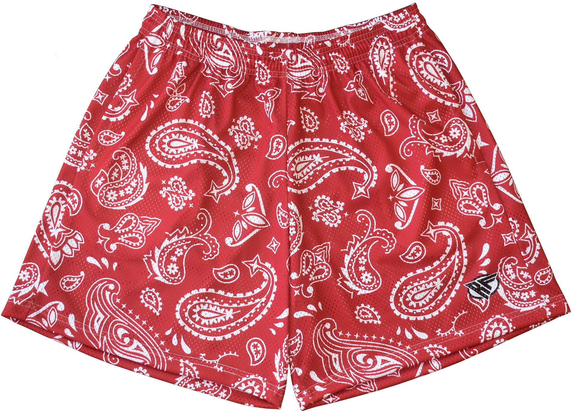 Jacquemus Le short Pingo paisley-print shorts - Red