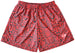 RF Mesh Snakeskin Shorts - Red