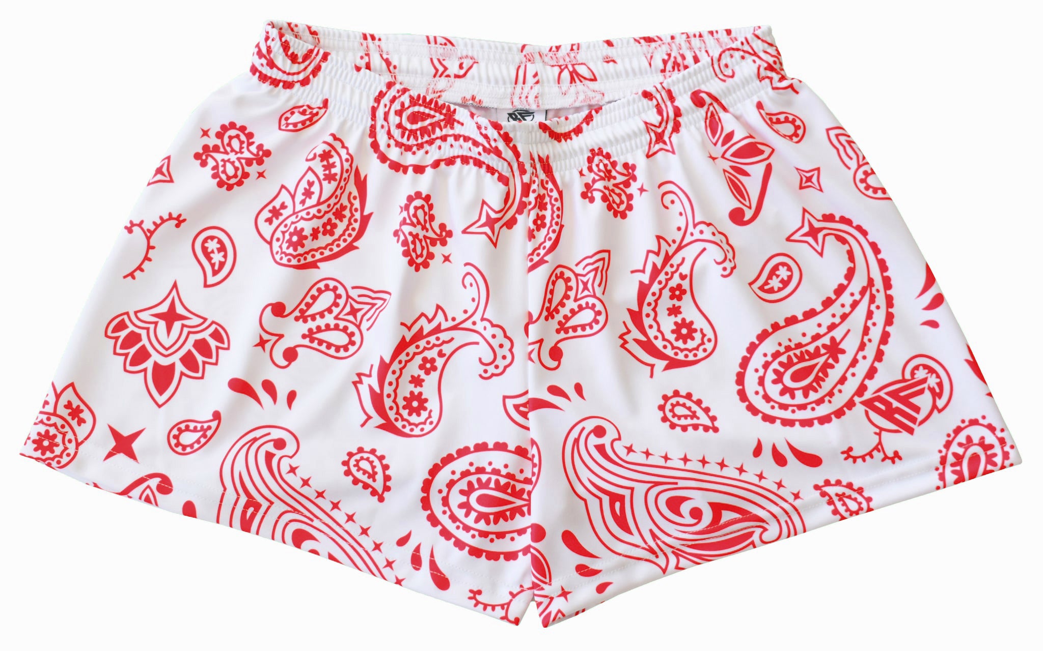 RF Women&#39;s Paisley Shorts - White/Red