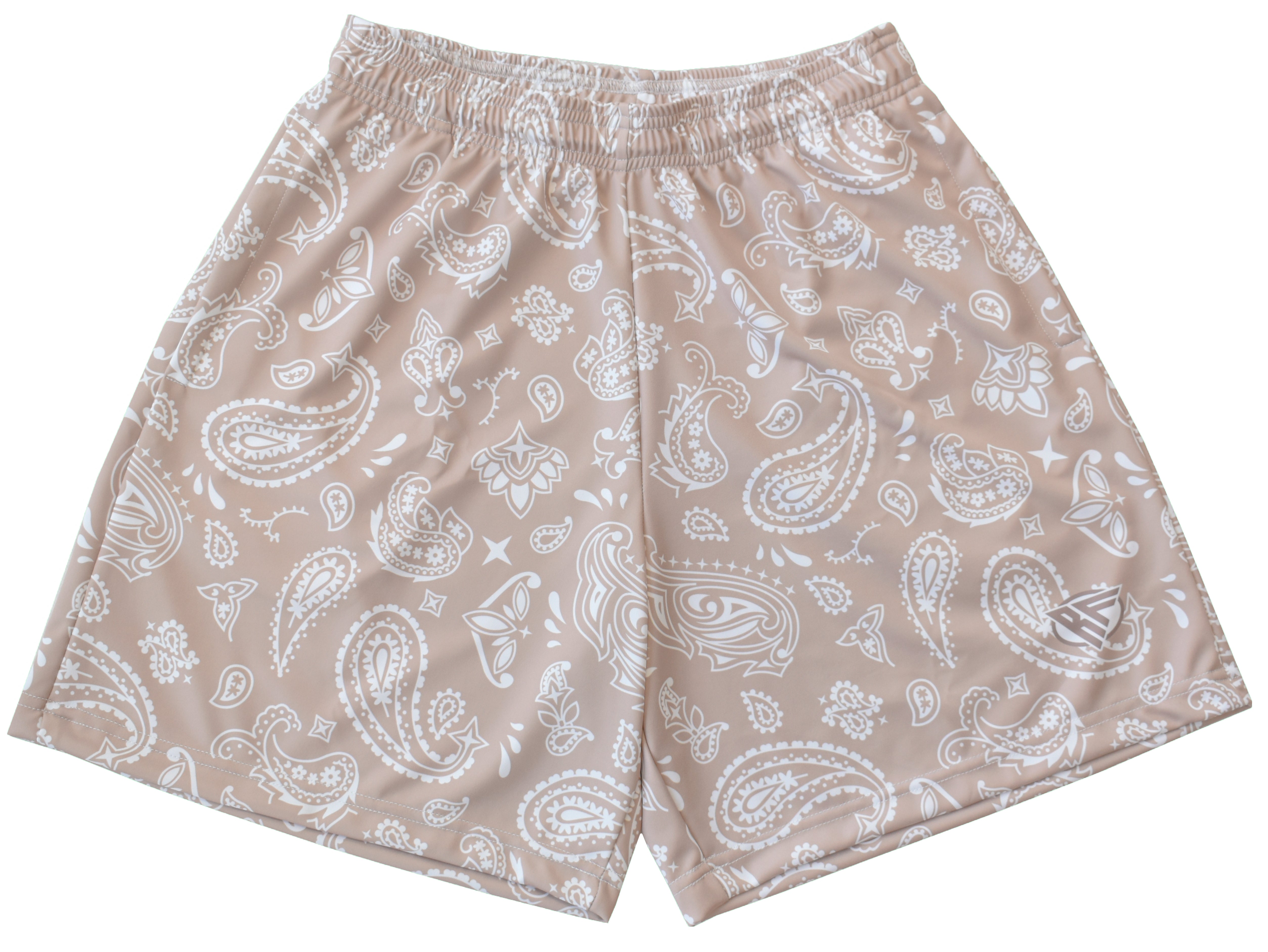 RF Paisley Shorts - Tan/White - RFwear